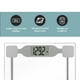 thumbnail image 3 of Báscula digital para baño Thinner by Conair para pesarse, de vidrio templado transparente, 3 of 5