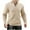 Khaki, variant on Men's Long Sleeve Pullover Hoodie, Solid Color Round Neck Casual Top, Lightweight and Stretchy Nylon Spandex Blend Fabric, Ideal for Outdoor Activities, Casual Wear, and Everyday Use