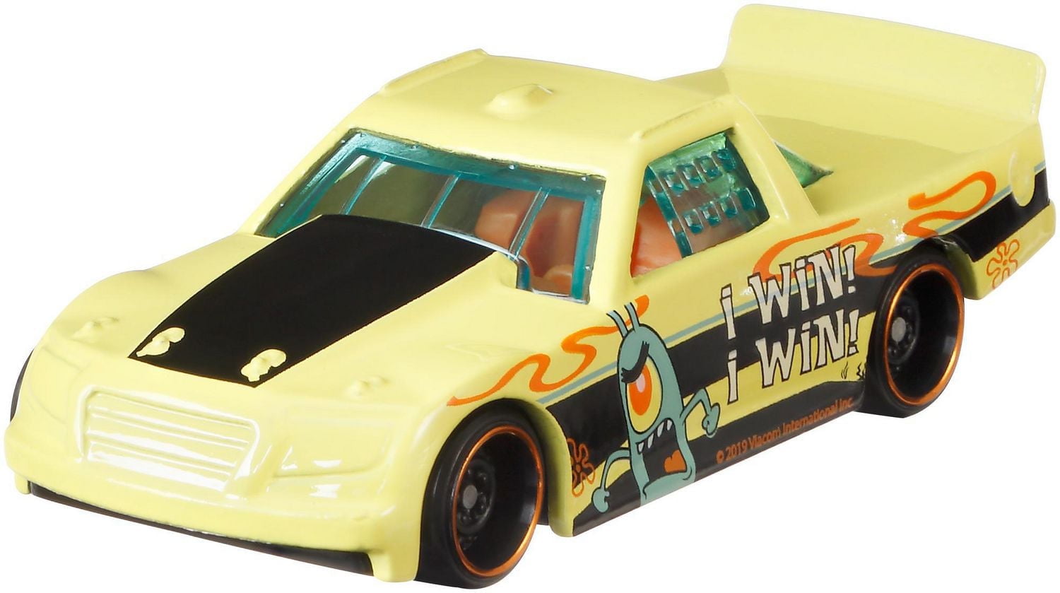 Véhicule ​Hot Wheels INSPIRÉS DE L’ÉMISSION «Bob L’ÉPONGE» (Spongebob Squarepants) de Nickelodeon en MÉTAL MOULÉ Sous pression, ÉCHELLE 1:64