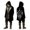yue866-15-Black, variant on KHONTS Boys Hooded Cloak 3D Print Jacket Retro Coat Mid Length Outerwear with Pocket,Size 2-15 Years 21-Yellow 90