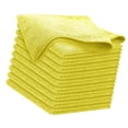 thumbnail image 2 of 10 paños de limpieza de microfibra, paño de cocina, paño lavable para limpiar ventanas, para cocina, menaje, hogar, lavar platos, coche. Amarillo, 2 of 8