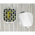 thumbnail image 4 of Letter F Football Blue and Gold Compact Mirror CJ1074-FSCM, 4 of 4