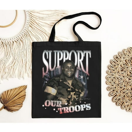 vintage NEW Chris Dorner Tote Bag Support Our Troops Smile Chris Face Vintage Retro S--TH23320