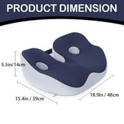 Clearance! Cushion Lab Seat Cushion, Relieves Back Sciatica Pain Tailbone Pain Coccyx Degenerating Disc Orthopedic Osteoarthritis Prostate Cushion - Memory Foam Comfort Ischial Tuberosity Pillow