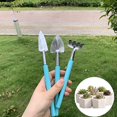 thumbnail image 2 of Mini herramientas de jardinería Juego de 6 mini herramientas de jardinería Mini rastrillos, paletas y palas para maceteros de bonsái y suculentas ER, 2 of 4