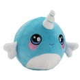 thumbnail image 3 of Squeezamals, Nadia Narwhal - 3.5" Super-Squishy Foam Stuffed Animal! Squishy, Squeezable, Cute, Soft, Adorable!, 3 of 7