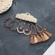 thumbnail image 1 of Pendientes elegantes de estilo étnico bohemio, largos, vintage, para vacaciones, personalizados, sencillos, juego de pendientes versátiles para mujer, 1 of 6