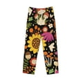 thumbnail image 4 of Xecao Sunflowers Mushrooms Men's Straight Lounge Pajama Pants: The Ultimate in Comfortable Sleepwear, 4 of 9