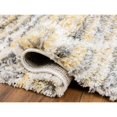 thumbnail image 4 of Abani Boston 7'9"W x 10' 2"D BOS120A Grey Cream Shag Area Rug, 4 of 4