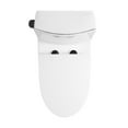 thumbnail image 4 of St. Tropez One Piece Elongated Toilet Side Flush 1.28 gpf with Black Hardware, 4 of 13