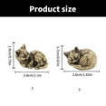 thumbnail image 3 of Aellinatey Animal Figurine Teas Pet Cats Sculpture for Car Interior and Desk Decoration, 3 of 13