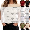 thumbnail image 4 of ClodeEU Women's Crew Neck Ribbed Short Sleeve T-Shirt,Casual Slim Fit Tee Army Green,Women's Plus L, 4 of 7