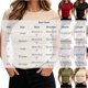thumbnail image 3 of Neewe Womens Summer Tops Dressy Casual Crewneck Short Sleeve Shirts Solid Slim Loose Comfy Blouses, 3 of 6