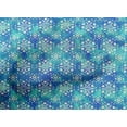 thumbnail image 4 of oneOone Cotton Cambric Turquoise Green Fabric Batik Diy Clothing Quilting Fabric Print Fabric By Yard 42 Inch Wide, 4 of 4