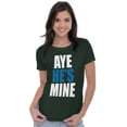 thumbnail image 5 of Aye He's Mine Boyfriend Girlfriend Women's T Shirt Ladies Tee Brisco Brands 3X, 5 of 6