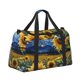 thumbnail image 2 of Balery Starry Sky Sunflower Bolsa de Gimnasio para Mujeres, Bolsa de Viaje con Bolsillo Húmedo, Bolsa de Fin de Semana para Mujeres, Bolsa de Viaje Resistente al Agua, 2 of 7