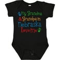 thumbnail image 3 of Inktastic Nebraska Grandma Loves Me Boys or Girls Baby Bodysuit, 3 of 5