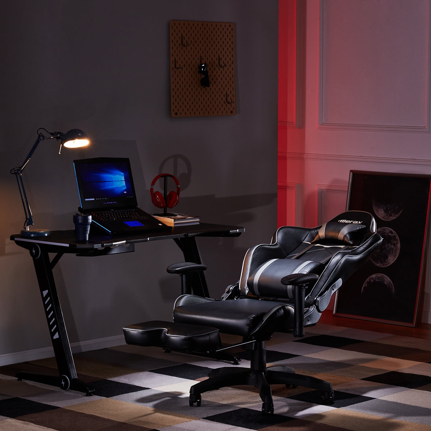 gaming desk led