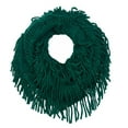 thumbnail image 1 of Peach Couture Womens Gorgeous Cozy Winter Knitted Square Pattern Infinity Loop Scarf (Green), 1 of 1