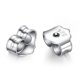 thumbnail image 2 of Juego de 20 pendientes de Metal S925 de Color plateado, Tuercas de tapones para ganchos, accesorios para hacer pendientes de tuerca, venta al por mayor, 2 of 2