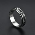 thumbnail image 3 of Fidget Rings for Anxiety 3pcs Stainless Steel Spinner Ring Anti Anxiety Ring Spinning Moon Star Stress Relieveing Rings for Women Men, 3 of 4