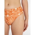 thumbnail image 4 of Time and Tru Women's and Women’s Plus Ruched Front Bikini Bottoms, Sizes XS-3X, 4 of 5