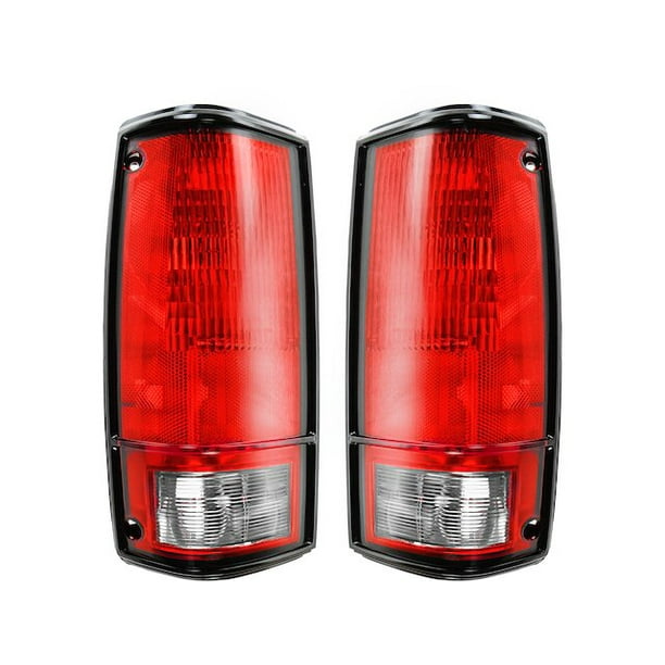 Tail Light Assembly Set of 2 - Compatible with 1982 - 1993 Chevy S10 1983  1984 1985 1986 1987 1988 1989 1990 1991 1992 - Walmart.com  92 S10 Tail Light Wiring Diagram On Llv    Walmart