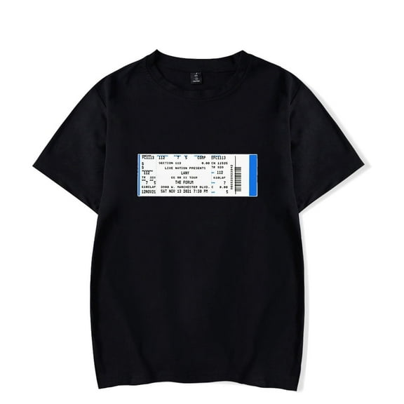 LANY Merch T-Shirt live from The Forum Album Cover Logo T Shirts Short Sleeve Top Tees Men Women