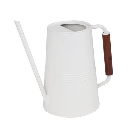 Expert Gardener 1-Gallon Metal Watering Can, White