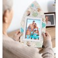 thumbnail image 4 of CoTa Global Oceanic Boat Frame 3.5x5 Frame - Seashell Photo Frame with Beach Ornaments for Summer Vacation Memory, Handmade Tropical Sand Nautical Picture Frame for Tabletop or Wall Hang - 10.7 Inch, 4 of 7