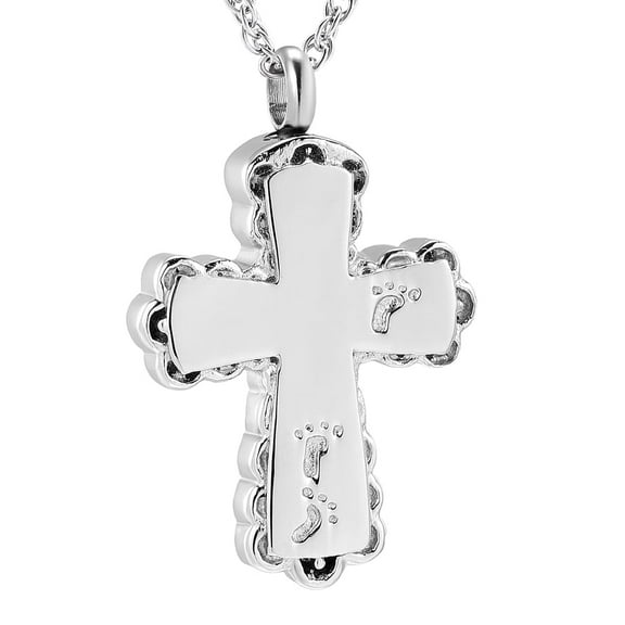 Personalize Cross Necklace for Ashes Urn Cross Urn Necklace Cremation Jewelry for Ashes Memorial Keepsake Jewelry Gift for Women Men