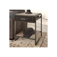 thumbnail image 1 of Bush Furniture Refinery - table d'Appoint - Bois Gris Rustique, Carbonisé, 1 of 9