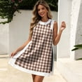 thumbnail image 3 of Stralyhd 2 Piece Lounge Set for Women Summer Sleeveless Set Casual Shorts Outfits Travel Vacation Matching Set with Pockets Brown L, 3 of 5
