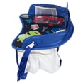 thumbnail image 4 of Kids Travel Tray, Toddler Car Seat Lap Activity Tray, Side Walls, Mesh Snack Pockets, Cellphone Holder, Waterproof Car Seat, Stroller, Airplane Play and Learn Area, 4 of 7