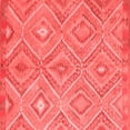 thumbnail image 1 of Ahgly Company Indoor Square Southwestern Red Country Area Rugs, 3' Square, 1 of 4