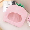 thumbnail image 4 of Billuyoard Soft Strawberry Hat Cosplay Headgear Photo Props for Holiday New Year Party  Kits de decoración para fiestas Rosa 28x35cm, 4 of 5