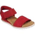 thumbnail image 1 of Women's Skechers BOBS Desert Kiss Quarter Strap Sandal Red 11 M, 1 of 6