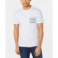 thumbnail image 1 of Club Room Men’s Contrast Stripe T-Shirt, White, X-Large, 1 of 1