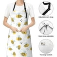 thumbnail image 6 of Lsque Bee Waterproof Apron Chef Aprons for Men Heavy Duty Chemical Work Apron Extra Long Grilling Aprons with Adjustable Bib Apron, 6 of 9
