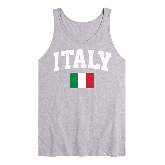 Instant Message - Italy Flag Graphic Tank Top