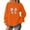 Z07 Orange, variant on Erwazi Women's Valentines Hearts Sweatshirt Crew Neck Loose Long Sleeve Casual Cute Loose Fit Top