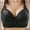 Black, variant on Women's Wireless Bras Cotton Bras Full Cup Comfort Plus Size Everyday Bra Beige S