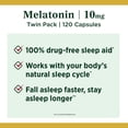 thumbnail image 3 of Suplemento Nature's Bounty de melatonina, cápsulas de 10 mg, 60 unidades, 3 of 5