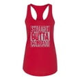 thumbnail image 2 of Straight Outta Colorado COL Fan | Fantasy Baseball Fans | Womens Sports Jersey Racerback Tank Top, Red, Medium, 2 of 4
