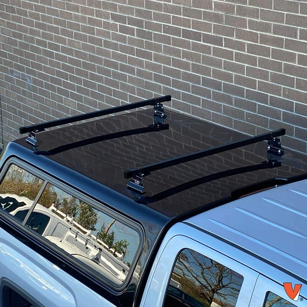 Vantech Universal Pickup Topper M1000 Ladder Rack w 60 Bar Steel Black Walmart