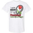 thumbnail image 3 of Inktastic I Wear Gray for My Husband Parkinsons Disease Awareness with Tulip T-Shirt, 3 of 5
