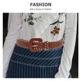 thumbnail image 3 of unbranded Cinturón Elástico De PU Marrón Con Ancho Para Estilizar En Formal Y Casual, 3 of 7