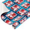 American Greetings Christmas Wrapping Paper, Santa, 25 sq. ft. (1-Count)