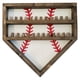 thumbnail image 1 of Estante de exhibición de anillo de campeonato de béisbol personalizado | Marco de montaje en pared personalizado para 24 anillos | Decoración del hogar de 14" x 14" | Titular de la medalla, 1 of 7