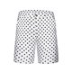 thumbnail image 5 of Pantalones cortos de lunares INSPIRE CHIC para el regalo del Día del Padre de hombres, pantalones cortos de golf impresos de verano por encima de la rodilla 32 Blanco, 5 of 6